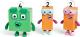 Set figurine Numberblocks Patru si Teribilii Doi, 3 piese, 3 ani+