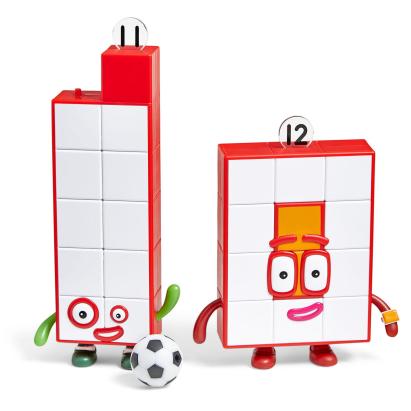 Set figurine Numberblocks 11 si 12 pentru invatarea numerelor, 3 ani+