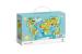 Puzzle educativ Harta animalelor lumii, 80 piese, pentru copii 5+