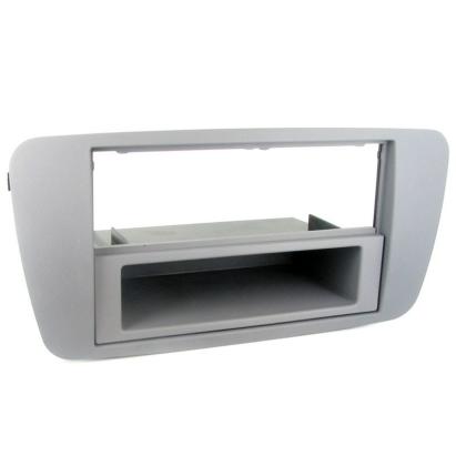 Rama adaptoare 1 DIN Connects2 pentru Seat Ibiza 2008-2014, Gri Conemara