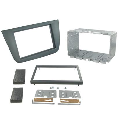 Rama adaptoare 2DIN Connects2 pentru Seat Toledo 2005- gri închis