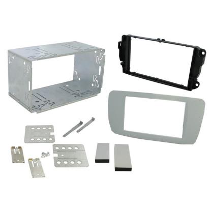 Kit rama 2DIN Connects2 pentru Seat Ibiza 2008-2014, gri