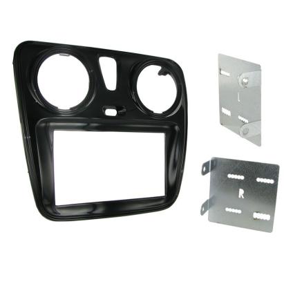 Rama adaptoare 2DIN Connects2 pentru Dacia Dokker/Lodgy, negru lucios