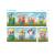 Set magnetic Dodo Calatorie cu trenul cu animalute, 8 piese, 3 ani+