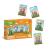 Set magnetic Dodo Calatorie cu trenul cu animalute, 8 piese, 3 ani+