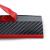 Spoiler frontal universal flexibil aspect carbon roșu 5cm 2.5 metri Performance AutoTuning