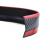 Spoiler frontal universal flexibil aspect carbon roșu 5cm 2.5 metri Performance AutoTuning