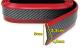 Spoiler frontal universal flexibil aspect carbon roșu 5cm 2.5 metri Performance AutoTuning