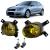 Set de proiectoare cu sticlă clară galbenă, potrivit pentru Audi A3 8P1 8P7 A4 B7 8E B6 8H Performance AutoTuning