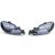 Faruri cu sticlă clară negre H7 H7 + adaptor potrivit pentru Peugeot 206 1998-2008 Performance AutoTuning