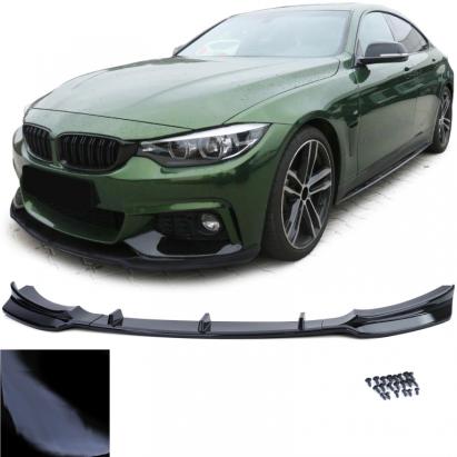 Spoiler frontal buza negru lucios potrivit pentru Seria 4 BMW F32 F33 F36 Performance AutoTuning
