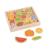 Set magnetic cu fructe si legume din lemn, 35 piese educative