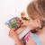 Puzzle cubic din lemn cu animalute de la ferma, 16 cuburi