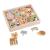 Set magnetic din lemn cu animale din padure, 35 piese, BigJigs