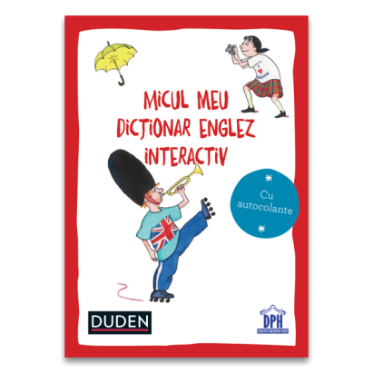 Micul meu dicționar englez interactiv pentru copii 5+ cu autocolante