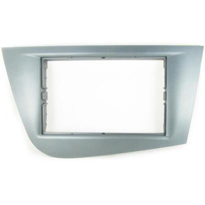 Kit rama 2DIN Connects2 pentru Seat Leon 2005-2012, argintiu