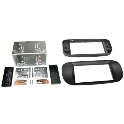 Kit rama adaptoare 2DIN Connects2 pentru Fiat 500 2008-2011, negru
