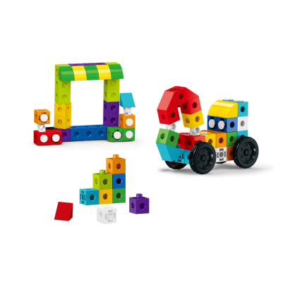 Set de constructie STEAM educativ pentru copii, 120 piese