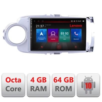 Navigație Toyota Yaris 2010-2018 Android 4G, GPS, Bluetooth, 4GB+64GB