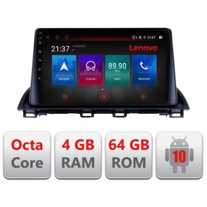 Navigație dedicată Mazda 3 2014-2019 Android 4G GPS Bluetooth 4GB+64GB