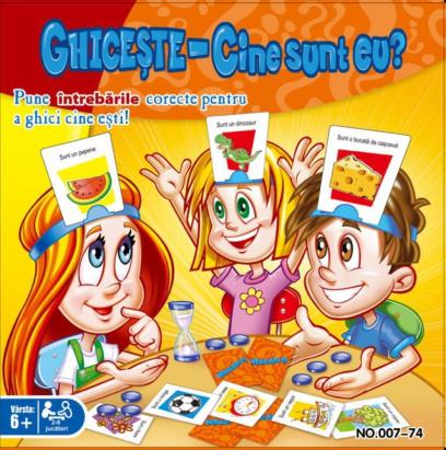 Joc de societate Ghiceste cine sunt eu? pentru copii 6+, 2-6 jucatori