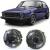 Faruri Fumuriu Negru cu Mira potrivite pentru VW Golf 1 + Cabrio 74-83 Performance AutoTuning