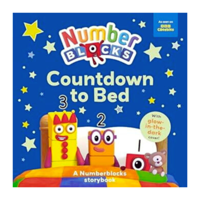 Carticica Numberblocks pentru ora de culcare, cu cifre si coperta fosforescenta