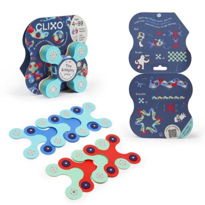 Clixo® joc magnetic de construit - Tiny & Mighty - Ocean (9 piese)