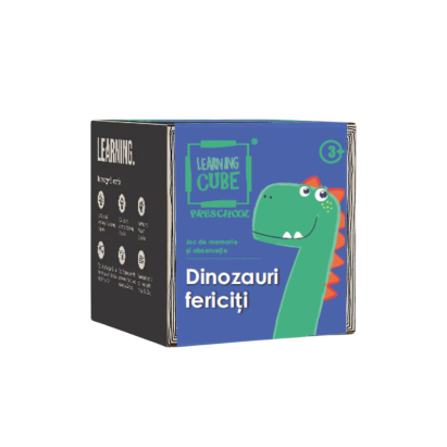 Joc de atenție și memorie Learning Cube Dinozauri fericiți, 3+