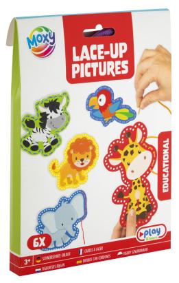 Set creativ de cusut cu animalute pentru copii 3+ Moxy
