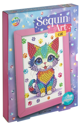 Tablou cu paiete - Pisicuta