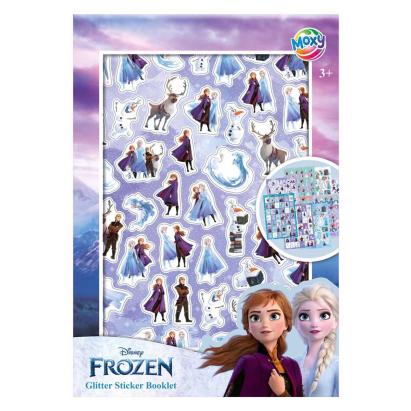 Abtibilduri cu sclipici Frozen pentru copii, set creativ cu personaje
