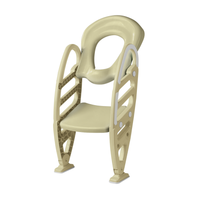 Reductor WC pentru copii cu scarita pliabila, ergonomic, Verde Eco