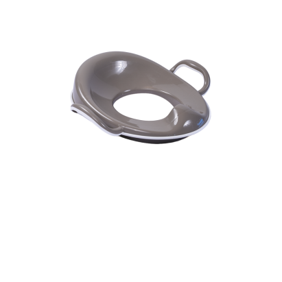 Reductor toaleta pentru copii antiderapant, cu manere, gri