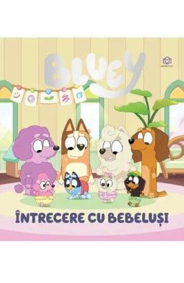 Bluey - Întrecere cu bebeluși, carte ilustrată hardcover pentru copii
