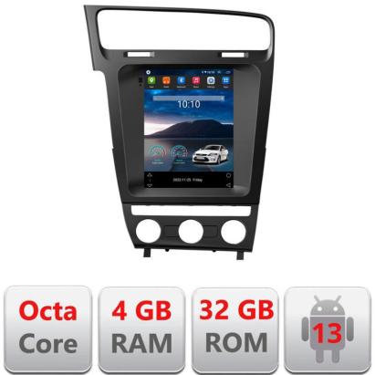 Navigatie Tesla VW Golf 7 cu Android, 4GB RAM, 32GB, CarPlay si GPS