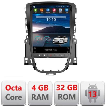 Navigatie Tesla Opel Astra J 2009-2017, 4GB RAM, 32GB, CarPlay