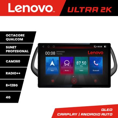 Navigație Android Jeep Compass 2017, ecran 13 inch 2K, 8+128GB, 4G