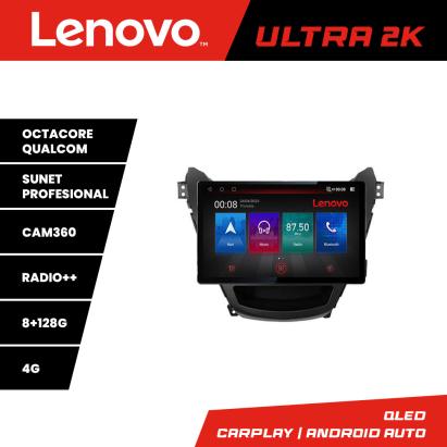 Navigație Hyundai Elantra 2013-2015, ecran 13 inch 2K, 8GB RAM, 128GB