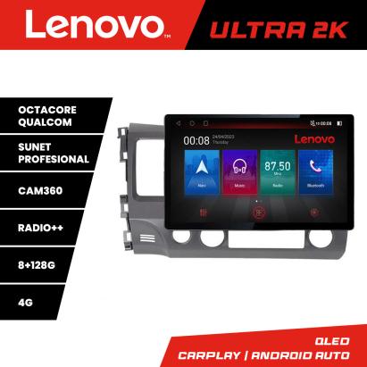 Navigație Android Honda Civic Sedan 2005-2011, 13 inch 2K, 8GB+128GB, 4G