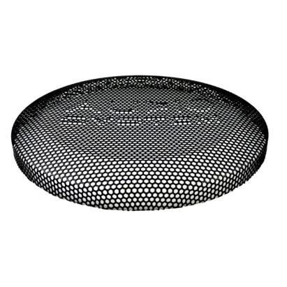 Grila subwoofer Audio System 250 mm neagra cu logo, model Flat Evo