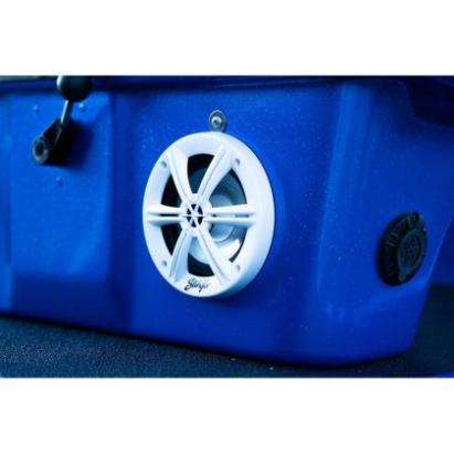 Set 2 difuzoare marine coaxiale 6.5 inch albe cu iluminare RGB