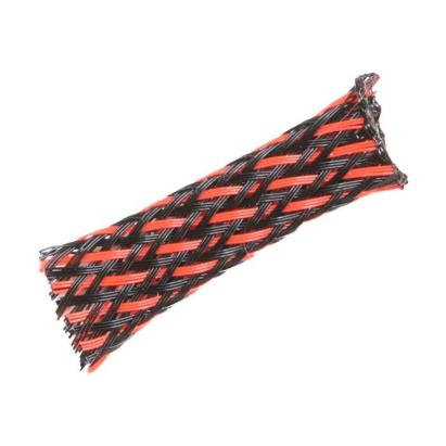 Tresa pentru protecție cabluri 6-16 mm roșu-negru, tip piele de șarpe