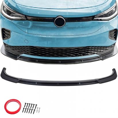 Spoiler frontal lip gloss negru potrivit pentru VW ID.4 Performance AutoTuning