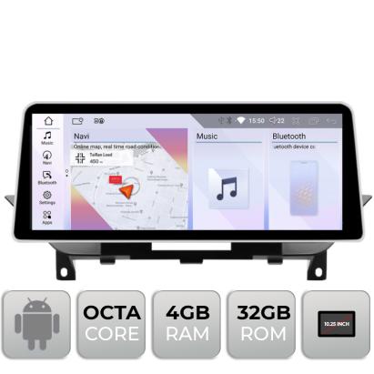 Navigație Android BMW X1 E84 CIC 10.25 inch, 4GB RAM, 32GB, 4G, Bluetooth
