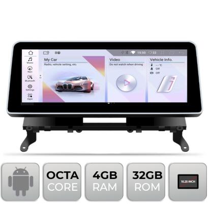 Navigație Android BMW X3/X4 F25 F26 CIC 10.25 inch, 4GB RAM, 32GB, 4G, BT