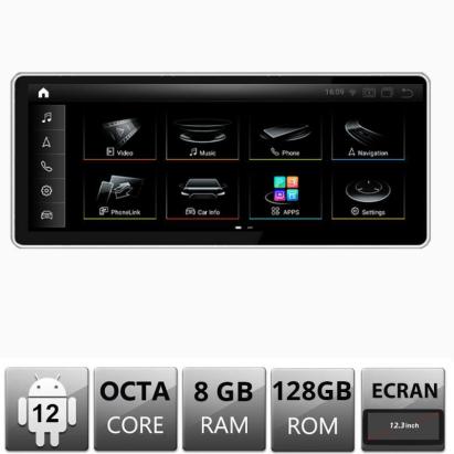 Navigatie Android Audi A4 A5 2009-2014, Octa Core, 8GB RAM, 128GB, 12.3 inch
