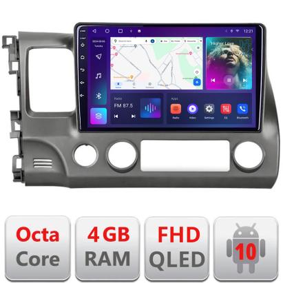 Navigație Android Honda Civic Sedan 2005-2011 QLED 4GB RAM 64GB CarPlay