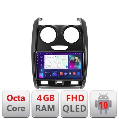 Navigație Android Dacia Duster 2012-2019 cu ecran QLED, 4GB RAM și CarPlay