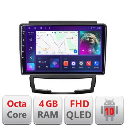 Navigație Android SsangYong Korando 2011-2013, QLED, Octa Core, 4GB+64GB